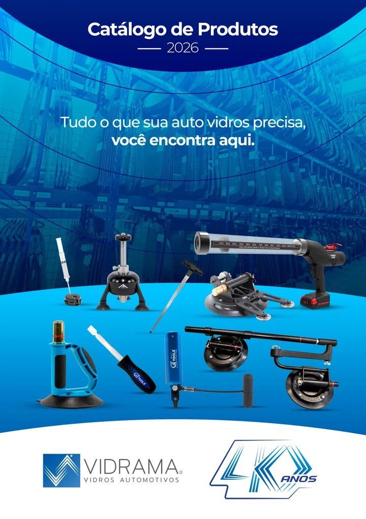 Capa do Catálogo de Produtos Vidrama 2026